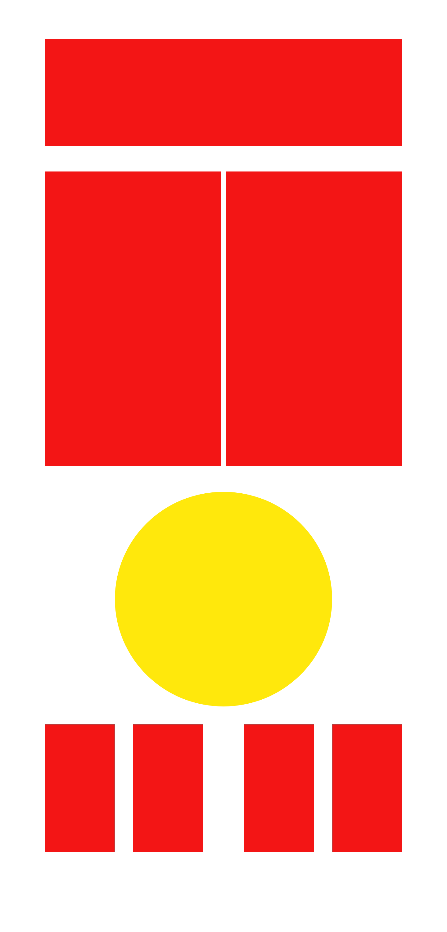 red and yellow